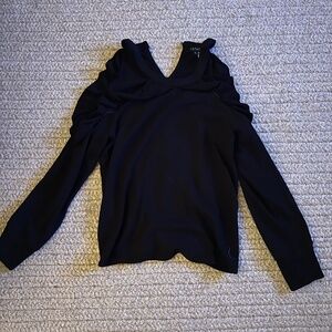 1. STATE Off the shoulder size L black blouse